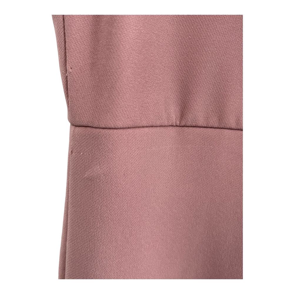 Kay Unger Jumpsuit Cassandra sleeveless walk thru pink size 4 DEFECT - Picture 4 of 8